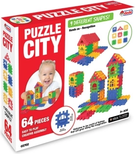 City building set – 64 pieces