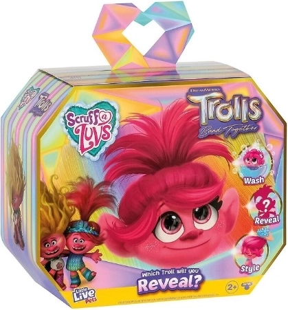 Little Live Pets Scruff-a-Luvs DreamWorks Trolls presenetljiva plišasta živalca – 1 kos