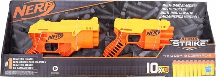 Nerf Alpha Strike Fang in Cobra – komplet 2 penastih blasterjev z 10 puščicami