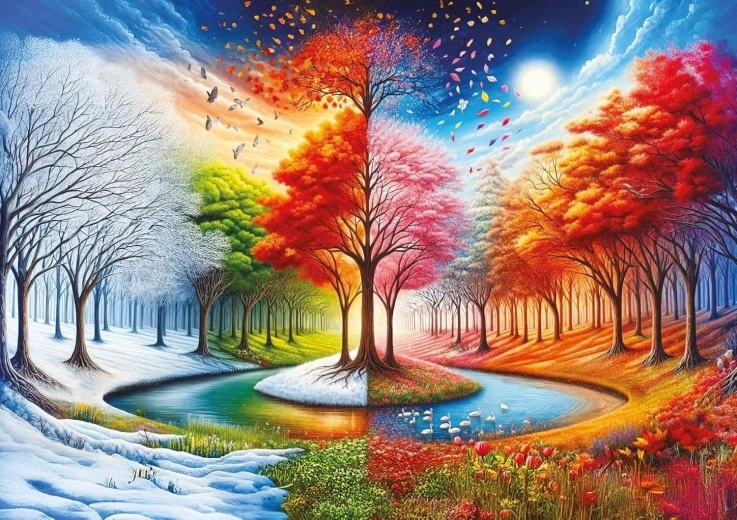 Sestavljanka Štirje svetovi 2000 koščkov ART PUZZLE