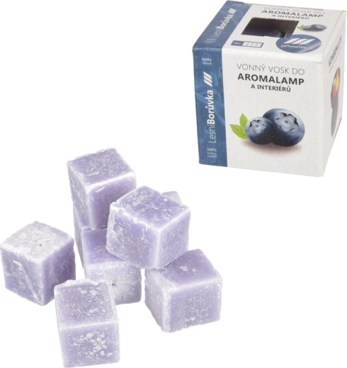 Dišeče voščene kocke borovnica za aromalampo (8 kosov)