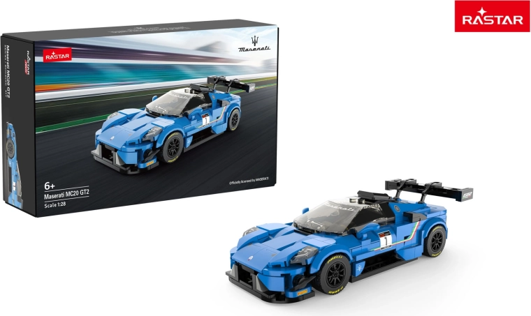 Gradbeni komplet avto Rastar Maserati MC20 GT2 moder 1:28 - 1 kos