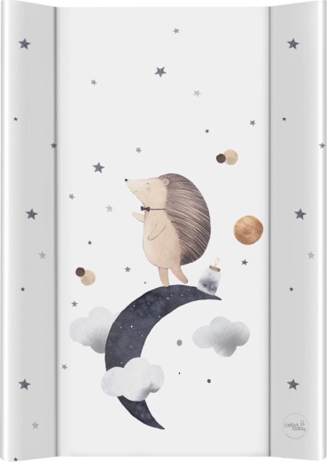 Ceba Baby previjalna podloga za posteljico s trdno desko 50 × 70 cm ultra light ježek the dreamer