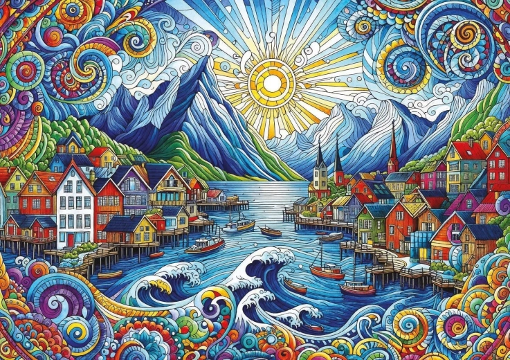 Puzzle Art Puzzle keltski veter 1500 koščkov