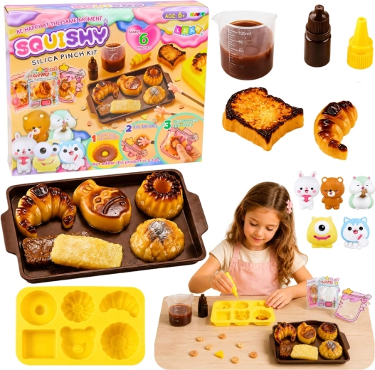 Ustvarjalni komplet za izdelavo squishy sladkega peciva DIY