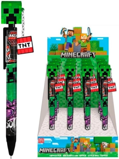 Minecraft kemični svinčnik s 3D topperjem