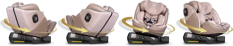 360° vrtljiva osnova za lahek dostop