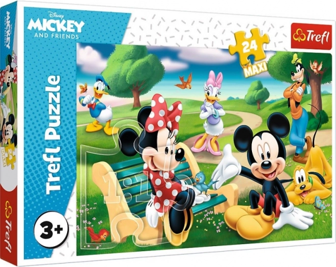 Puzzle 24 Maxi – MICKEY MOUSE in prijatelji – TREFL