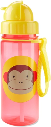 Skip Hop Zoo lonček s slamico opica 385 ml