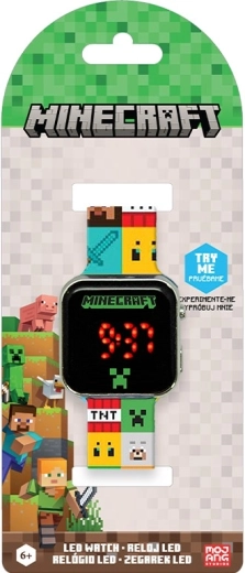 Digitalna LED ura Minecraft