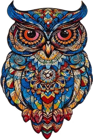 Owl motif that will decorate your interior once assembled