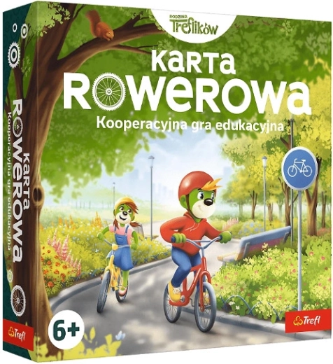 Kooperativna namizna igra Karta rowerowa – prometna vzgoja