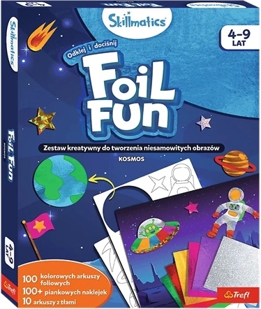 Trefl Skillmatics FoilFun Vesolje – ustvarjalni komplet s folijami