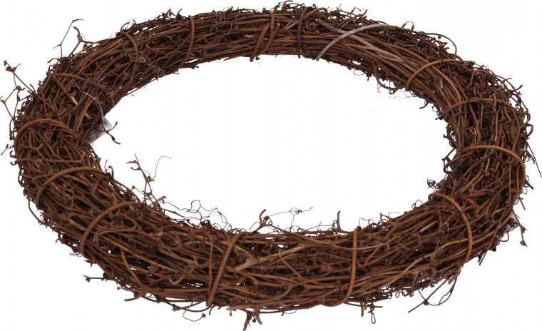 Dekorativni ratanov venček 35 cm