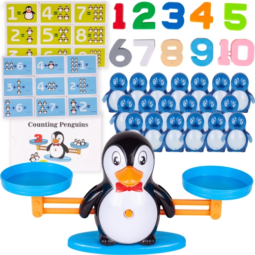 pingvin – učenje tehtanja in ravnotežja