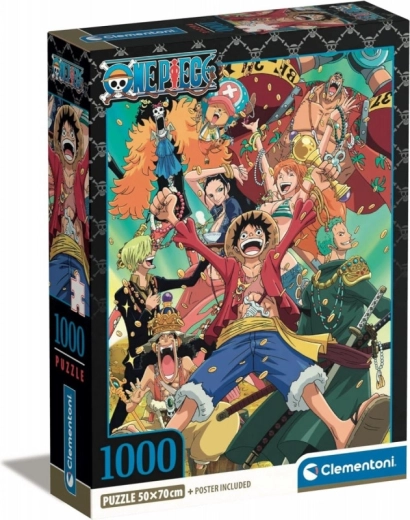 Kompaktna sestavljanka Anime One Piece 1000 kosov