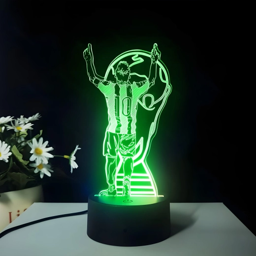 3D iluzijo ustvarja podrobna gravura v akrilu
