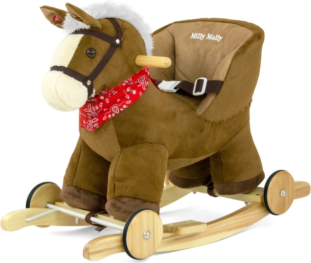 Milly Mally Polly Rocking Horse, Dark Brown