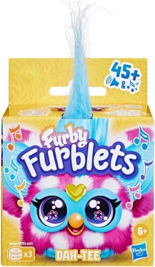 Furby Furblets Dah-Tee interaktivna mini plišasta igrača s sponko
