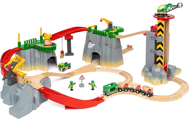 BRIO World tovorni gorski vlakovni set