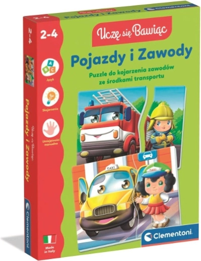 Vozila in poklici – izobraževalna igra za najmlajše