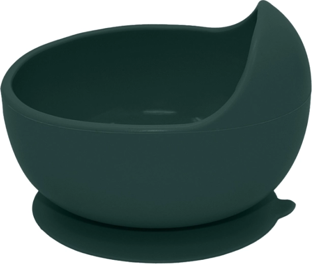 Bowl with suction cup for stable feeding