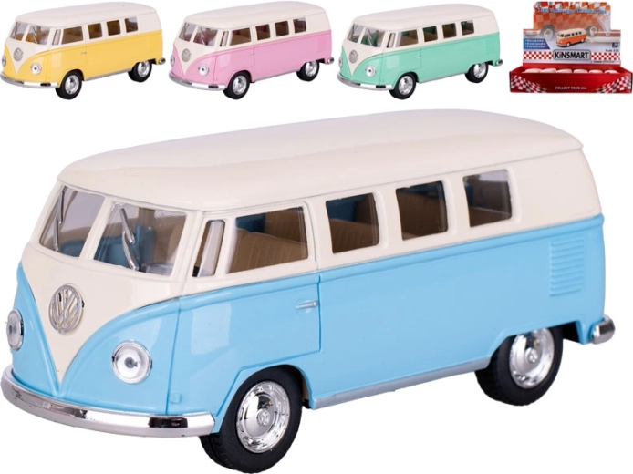 Kinsmart kovinski model Volkswagen Classic Bus 1962 z vzvratnim pogonom, 13 cm