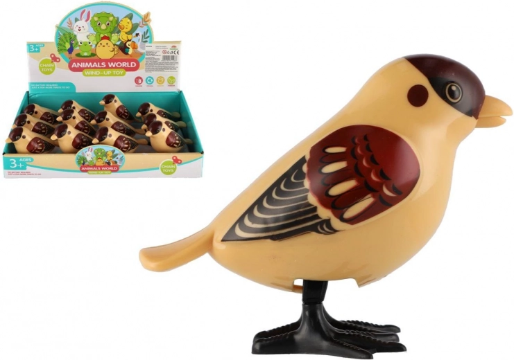 Poskakujoča ptica na ključ 11 cm