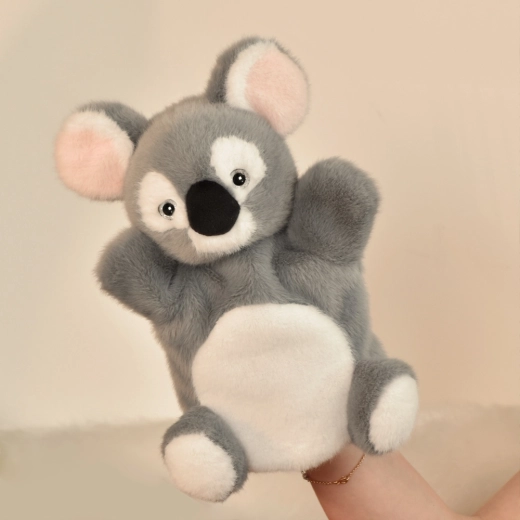 Doudou Histoire d'Ours plišasta ročna lutka koala siva 24 cm