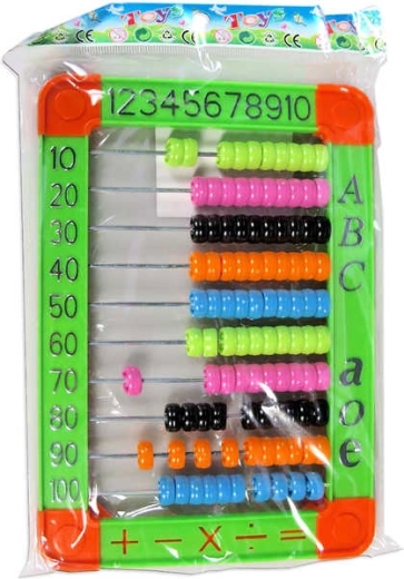Plastično kroglično računalo 100 kroglic – 1 kos