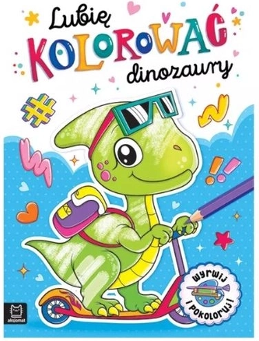 Rada barvam dinozavre