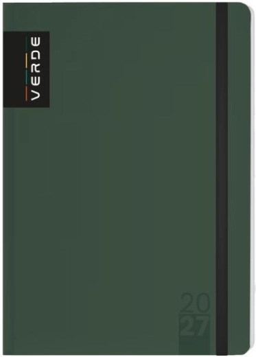 Tedenski rokovnik A6 Verde zeleni 2027