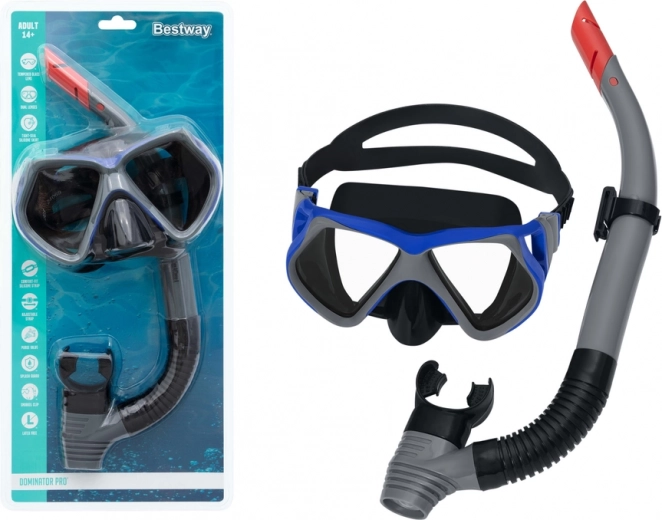 Set za snorkljanje BESTWAY – maska in snorkelj – črna