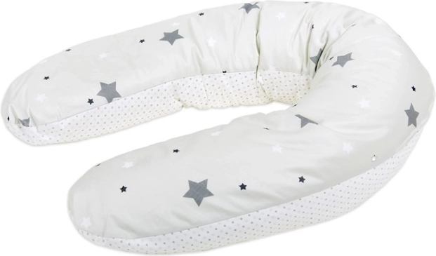 Träumeland nursing pillow design 5 grey stars