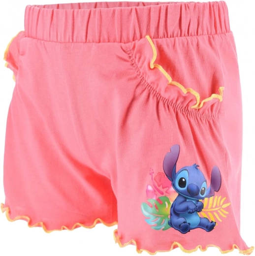 Otroške rožnate kratke hlače Lilo in Stitch