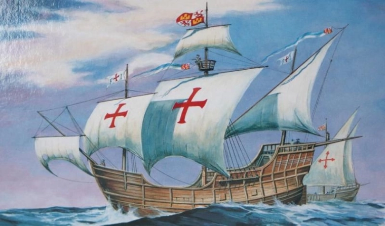 Model ladje Santa Maria 1:270