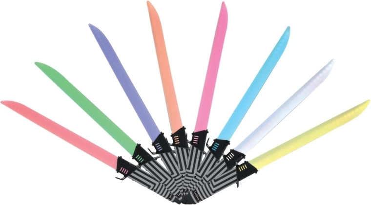Lexibook svetleči laserski meč z zvočnimi učinki, 68 cm, RGB