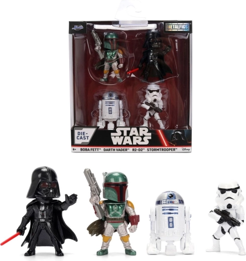 Star Wars Metalfigs komplet 4 kovinskih figuric – 4 kosi
