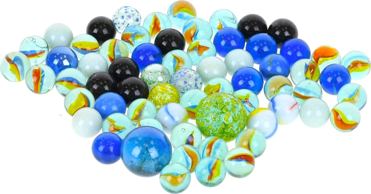 Glatko in sijoče steklo za odlično kotaljenje