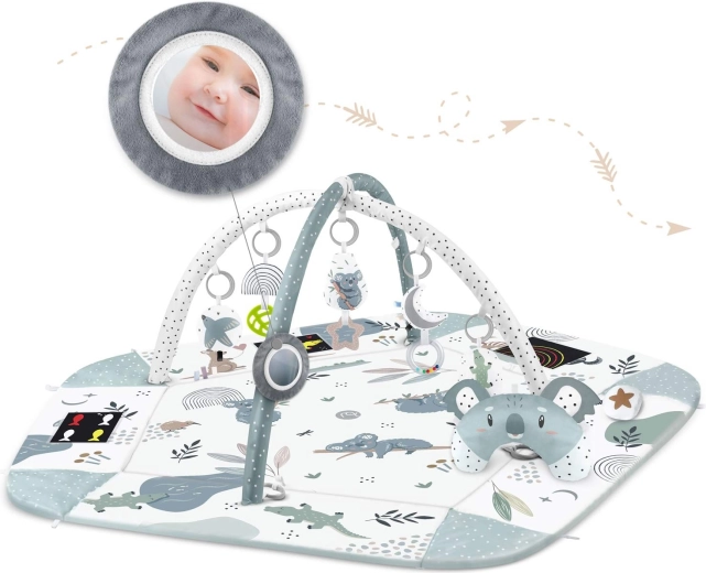 Prostorno in mehko območje za igro in trebušček