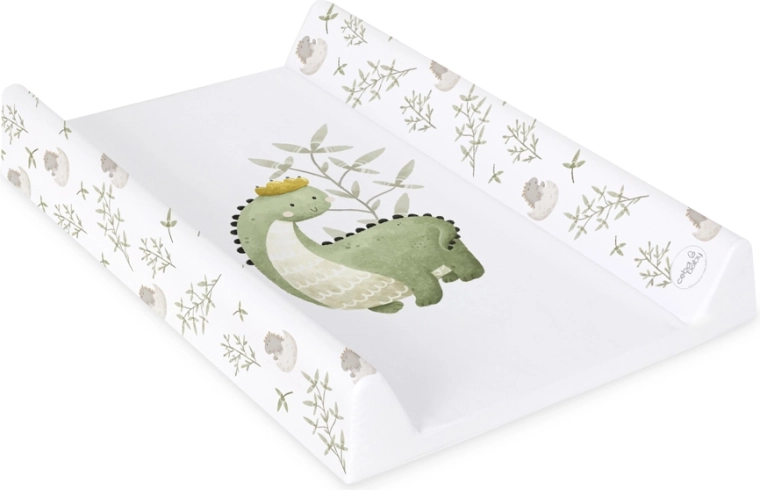 Ceba Baby trda previjalna podloga za otroško posteljico Ultra Light Dino King 50 × 70 cm