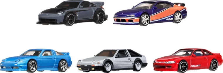 Pet legendarnih filmskih avtov v enem pakiranju