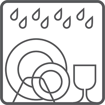 Enostavno čiščenje, tudi v pomivalnem stroju