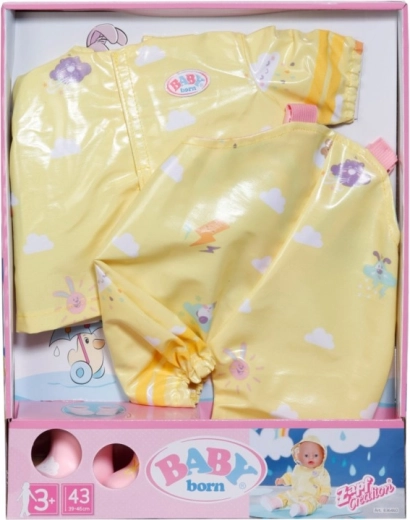 BABY born De Luxe komplet za dež za lutke 43 cm