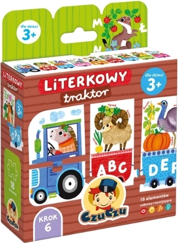 CzuCzu črkovni traktor – abecedna sestavljanka