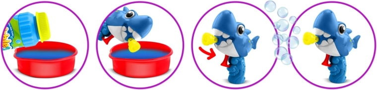 Morje mehurčkov brez baterij