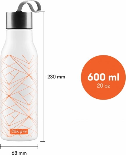 Practical 600 ml capacity for every day