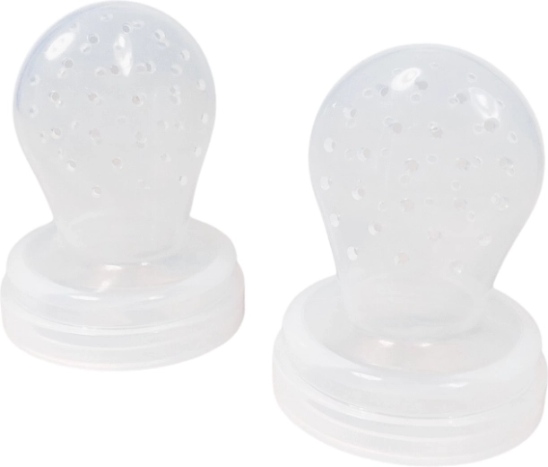 Nuuroo Lauge replacement teat for teether, 2 pcs, transparent, 6m+