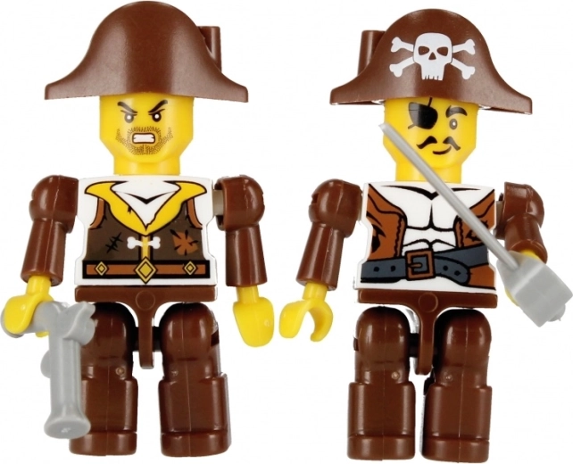Two pirate minifigures