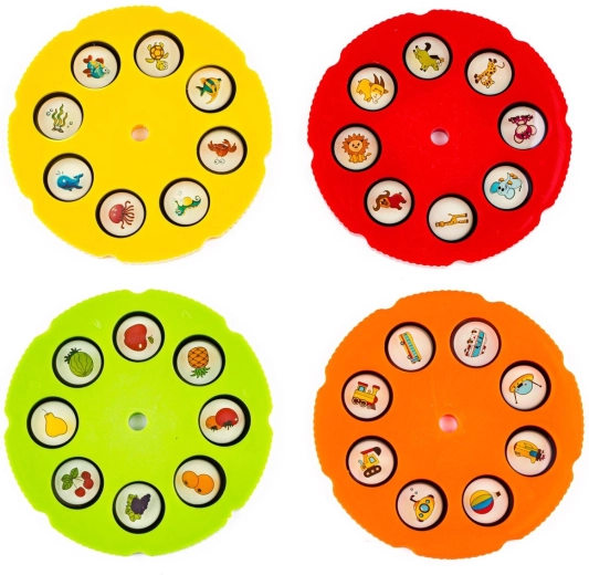 4 discs, 32 pictures to choose from